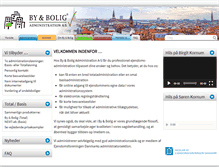 Tablet Screenshot of byogbolig.com